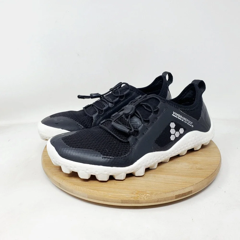Vivobarefoot Primus Trail SG Shoes Womens 36 Black Soft‎ Ground Barefoot Sneaker